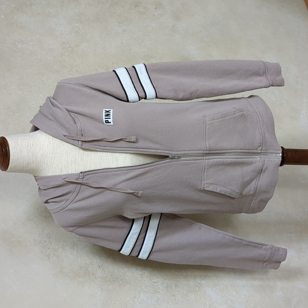 Pink Zip Up Sweatshirt